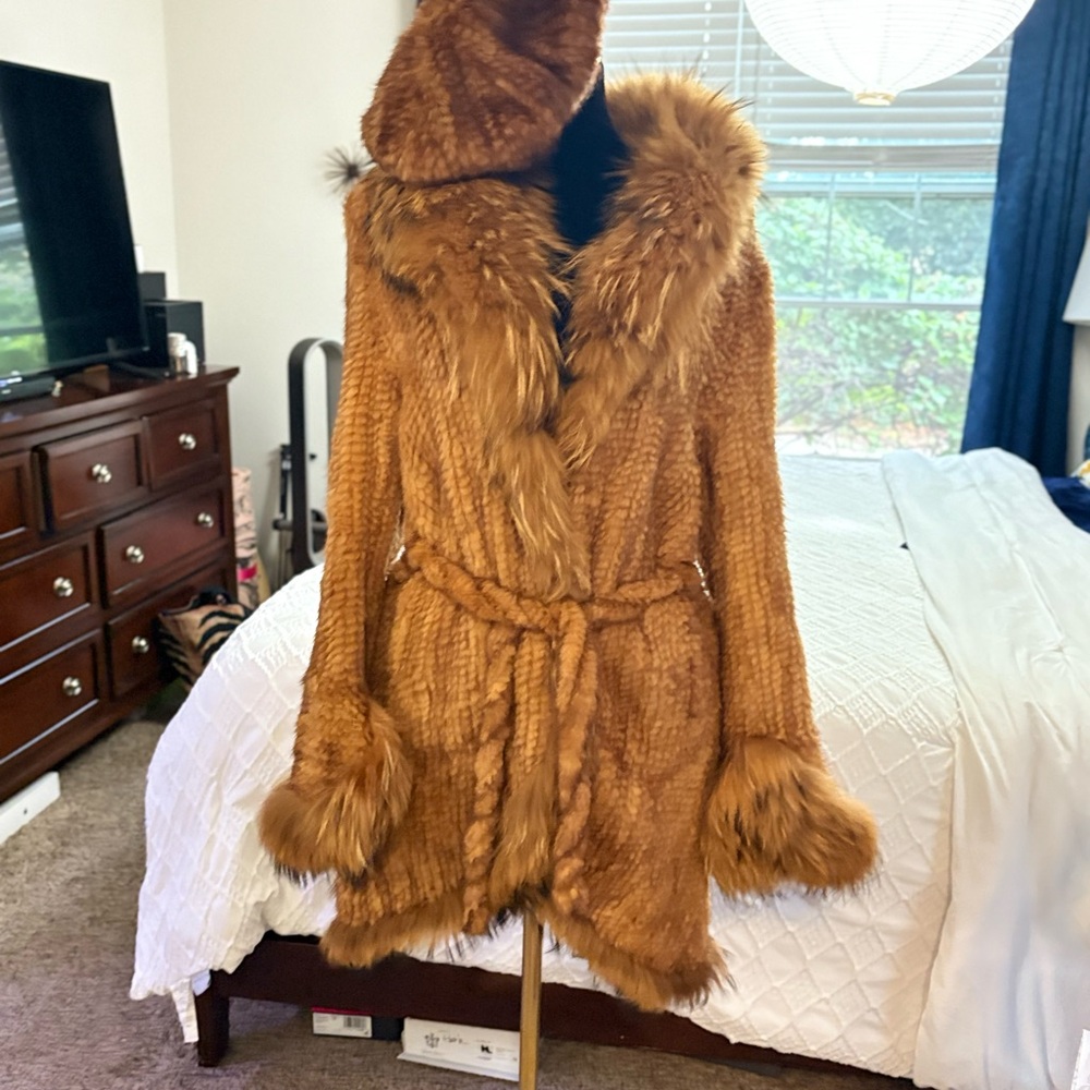 Chic Faux Fur Teddy Jacket in Rich Brown